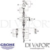 Grohe Eurosmart Sink Mixer Spares