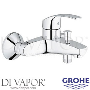 Grohe 33300002 Eurosmart Single-Lever Bath Mixer (1/2 Inch) Spare Parts