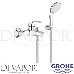 Grohe 3330220A Eurosmart Single-Lever Bath Mixer (1/2 Inch) Spare Parts