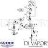 Grohe Eurosmart Single-Lever Bath Mixer Spares