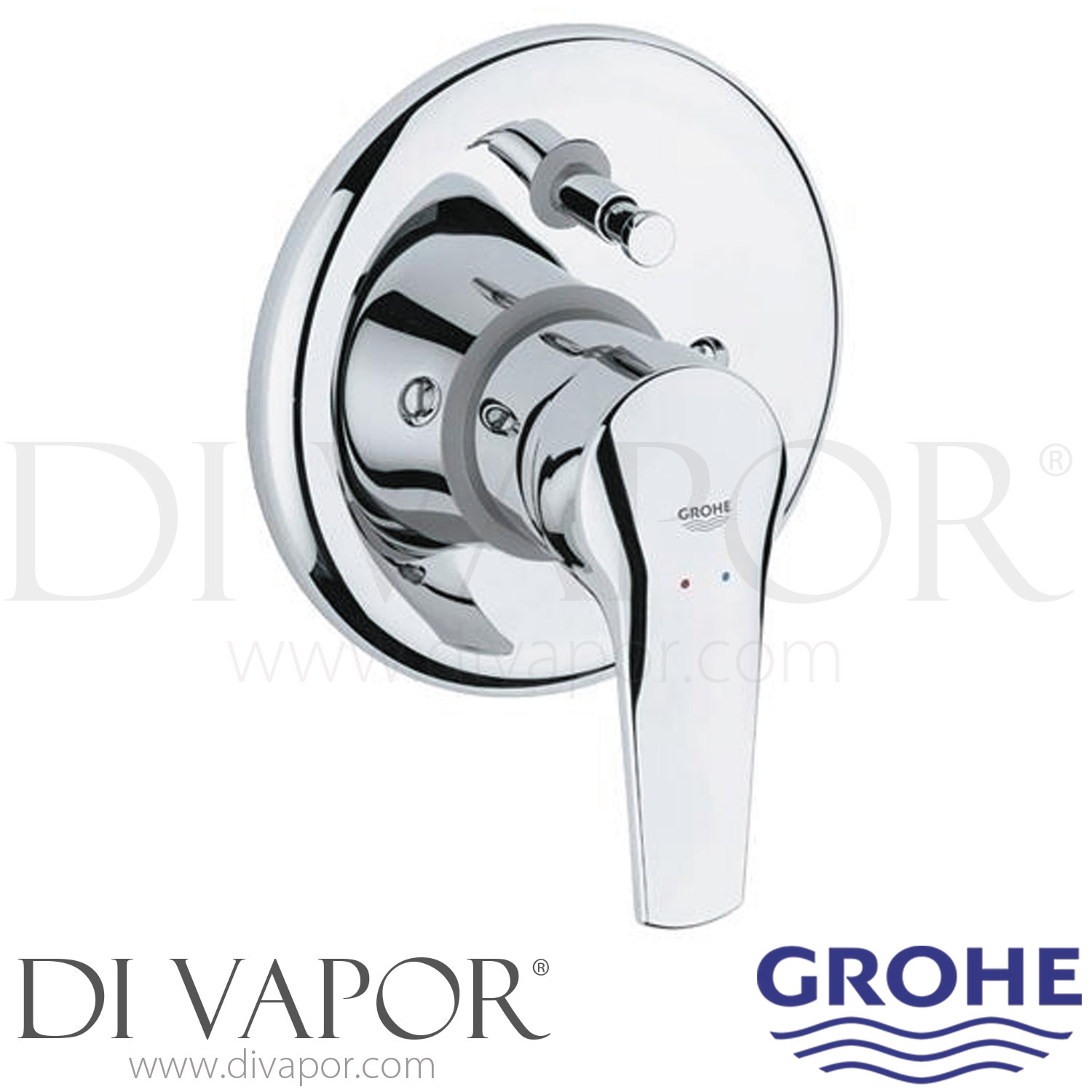 Grohe 33305000 Eurosmart (19972004) SingleLever Bath Shower Valve