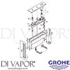 Grohe 33340 Spare Tech Diagram