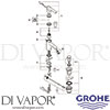 Grohe 33347000 Mixer Spare Diagram
