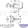 Grohe 33384000 Mixer Spare Diagram