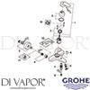Grohe 33390002 Mixer Spare Diagram