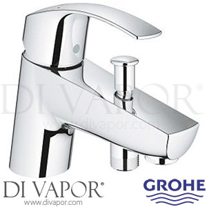 Grohe 33412002 Eurosmart Single-Lever Bath Mixer (1/2 Inch) Spare Parts