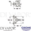 Grohe 33533000 Mixer Spare Diagram