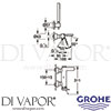 Grohe 33547003 Mixer Spare Diagram