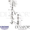 Grohe Eurostyle Single-Lever Basin Mixer S-Size Spares