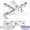 Grohe 33553003 Mixer Spare Tech Diagram