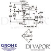 Grohe Eurostyle Mono Basin Tap Dimensions