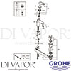 Grohe 33558003 Mixer Spare Diagram