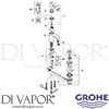 Grohe 33561002 Mixer Spare Diagram