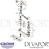 Grohe Eurostyle Single-Lever Bidet Mixer S-Size Spares