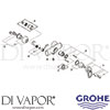 Grohe 33582000 Mixer Spare Tech Diagram