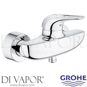 Grohe 33590003 Eurostyle Chrome Single-Lever Shower Mixer (1/2 Inch) Spare Parts