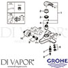 Grohe 33591003 Mixer Spare Diagram