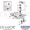 Grohe 33591LS3 Mixer Spare Diagram