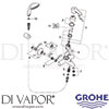 Grohe 33592 Mixer Spare Tech Diagram