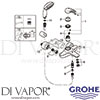 Grohe 3359230A Mixer Spare Diagram