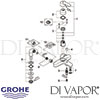 Grohe Eurostyle Cosmopolitan Bath Shower Mixer Spares