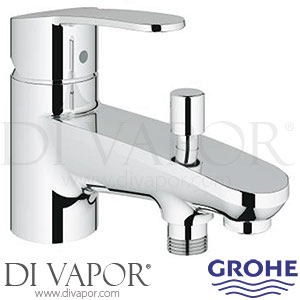 Grohe 33614002 Eurostyle Cosmopolitan Single-Lever Bath Shower Mixer (1/2 Inch) Spare Parts