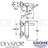 Grohe 33624DL1 Mixer Spare Diagram