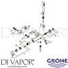 Grohe 33628001 Mixer Spare Diagram