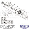 Grohe 33635002 Mixer Spare Diagram