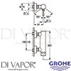 Grohe 33636A01 Mixer Spare Tech Diagram