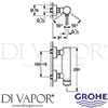 Grohe 33636BE1 GEN1 Mixer Spare Diagram