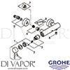 Grohe 33636DC1 Mixer Spare Diagram