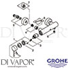 Grohe 33636DC1 Mixer Spare Diagram