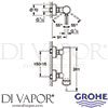 Grohe 33636EN1 Mixer Spare Diagram
