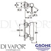 Grohe 33636GN1 GEN1 Mixer Spare Diagram