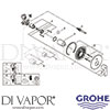 Grohe 33637002 Mixer Spare Diagram