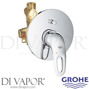 Grohe 33637003 Eurostyle Single-Lever Bath Shower Mixer (1/2 Inch) Spare Parts