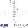 Grohe Eurodisc Cosmopolitan Single-Lever Sink Mixer Tap Spares