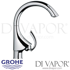 Grohe 33786000 K4 Single-Lever Sink Mixer (1/2 Inch) Kitchen Tap Spare Parts