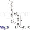 Grohe Lineare Bidet Mixer S-Size Spares
