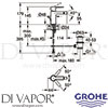 Grohe 33848001 Mixer Spare Diagram