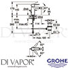 Grohe 33848DC1 Mixer Spare Diagram