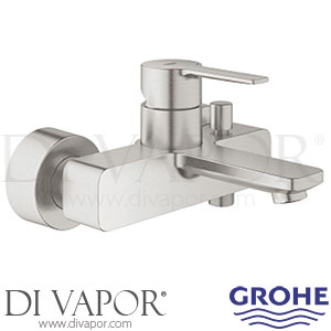Grohe 33849DC1 Lineare Supersteel (1/2 Inch) Single-Lever Bath Shower Mixer Spare Parts