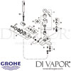 Grohe Lineare Single-Lever Bath Shower Mixer Spares