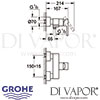 Grohe Lineare Single-Lever Shower Mixer Dimensions