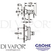 Grohe 33865001 Mixer Spare Diagram