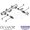 Grohe 33885000 Mixer Spare Tech Diagram