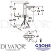 Grohe 33931002 Mixer Spare Diagram