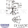 Grohe Europlus Single-Lever Sink Mixer Kitchen Tap Dimensions