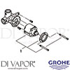 Grohe 33964000 Mixer Spare Tech Diagram